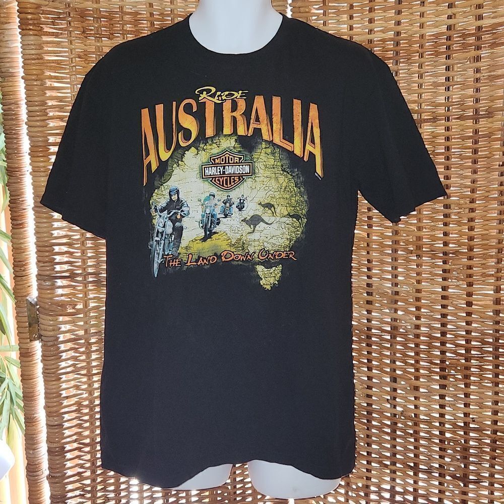 Harley Davidson Queensland Australia T-shirt L